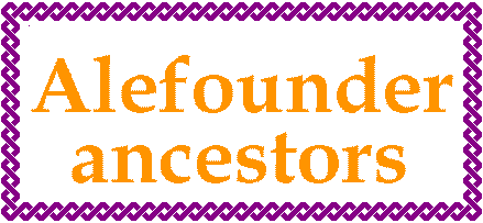 Alefounder ancestors